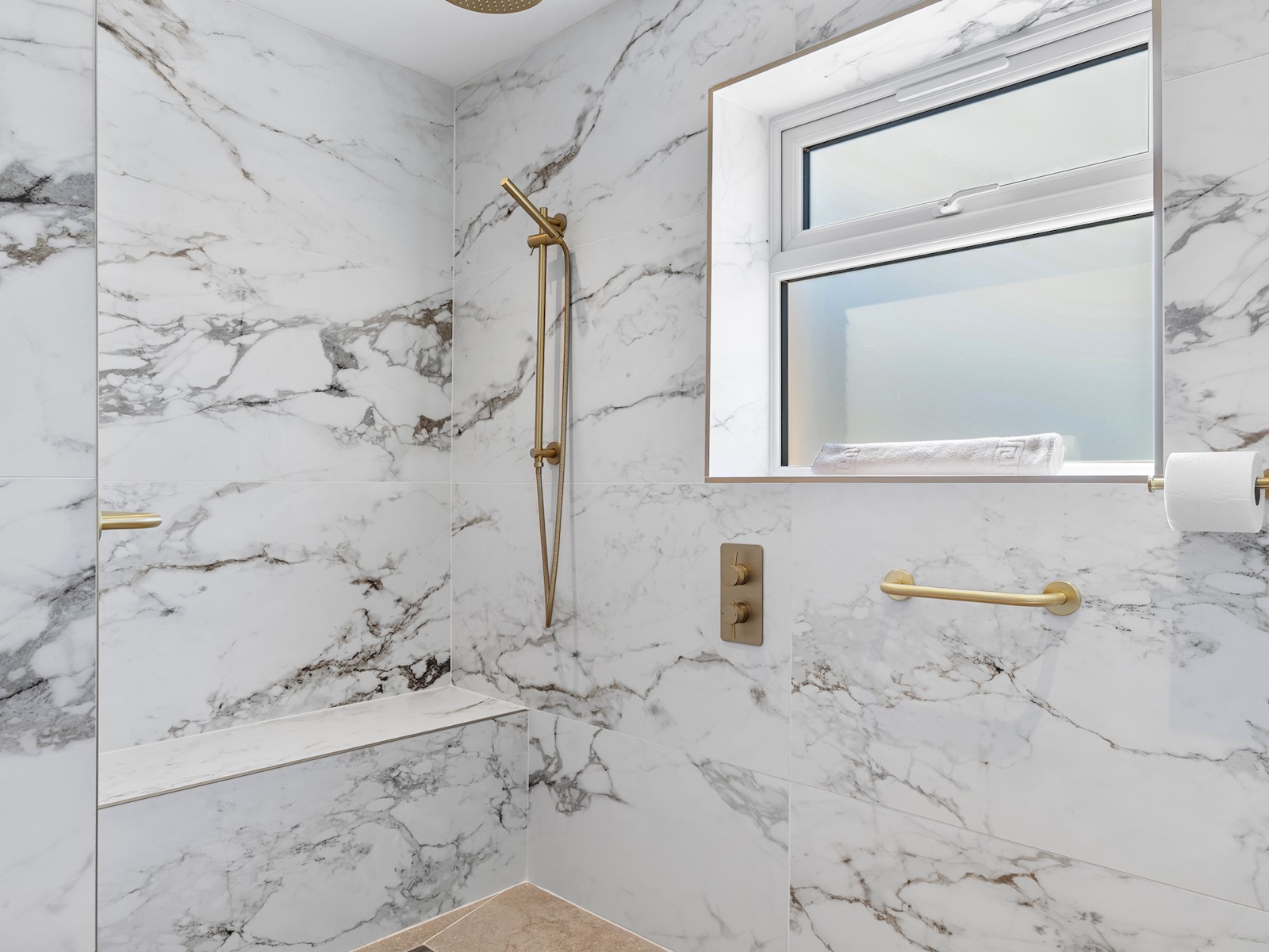 Interior of the holiday cottage showing a cozy living room