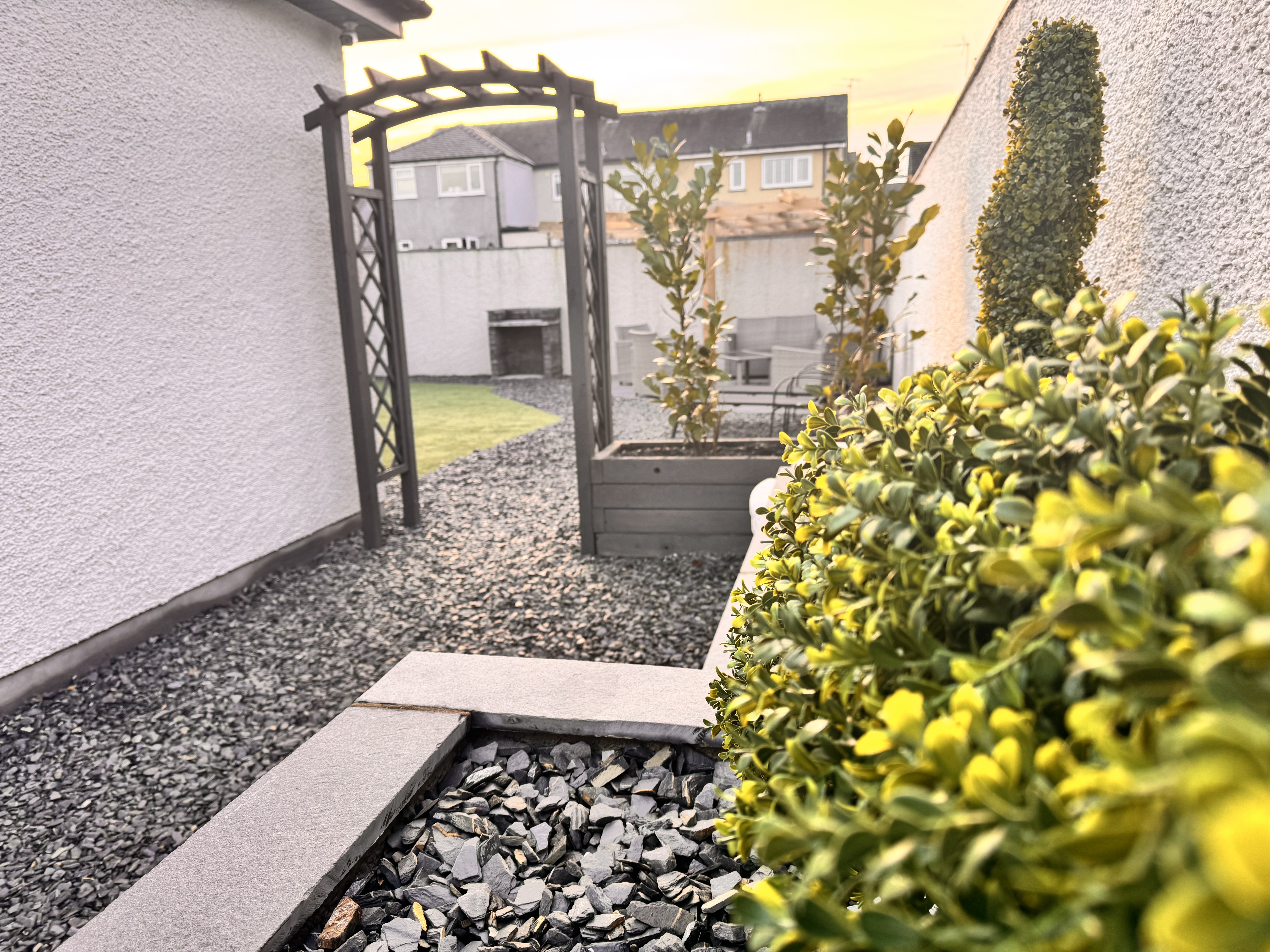 Plenty of sapce around the property